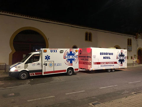 Uvi mvil quirfano plaza de toros